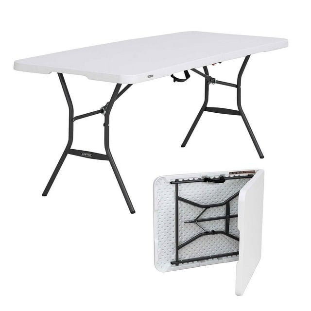 6-ft Foldes white or Tan Tables